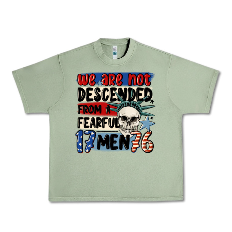 We Are Not Descended From A Fearful Me Urban Heavy Tee by MaliasSmallBusiness | Teevron