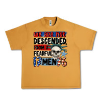 Peanut Butter we are not descended from a fearful me Urban Heavy Tee - MaliasSmallBusiness