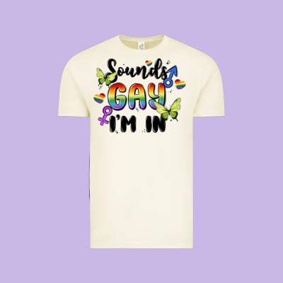 Sounds Gay I'm In Vintage Tee Designed By Maliassmallbusiness