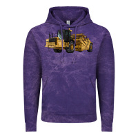 Cloud Purple Wheel Tractor Scraper Vintage Hoodie - LillyAllenDesigns