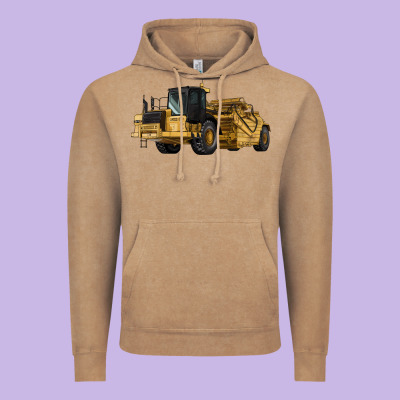 Wheel Tractor Scraper Vintage Hoodie Designed By Lillyallendesigns