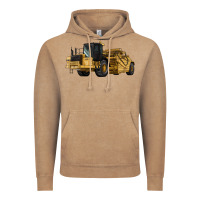 Vintage Coffee Wheel Tractor Scraper Vintage Hoodie - LillyAllenDesigns