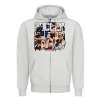 Dove Grey Soccer Dad Zipper Hoodie - Bettercallsaul