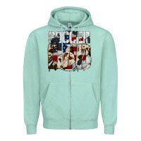 Seafoam Soccer Dad Zipper Hoodie - Bettercallsaul