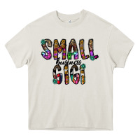 Cream small business gİgi Heavy Core Tee - CowhideDigitalArt