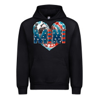 American Mini Heart 4th Of July Urban Hoodie | Teevron
