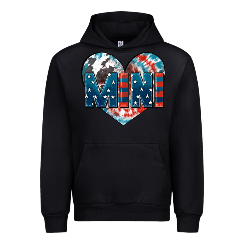 American Mini Heart 4th Of July Urban Hoodie by FaDigitalArtStudio | Teevron