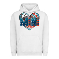 Pigment Lunar Rock American mini heart 4th of july Urban Hoodie - FaDigitalArtStudio