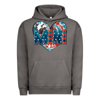 Pigment Tornado American mini heart 4th of july Urban Hoodie - FaDigitalArtStudio