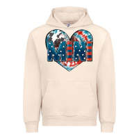 Sandshell American mini heart 4th of july Urban Hoodie - FaDigitalArtStudio
