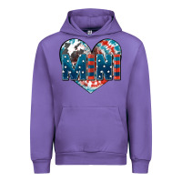 Tulip American mini heart 4th of july Urban Hoodie - FaDigitalArtStudio