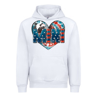 White American mini heart 4th of july Urban Hoodie - FaDigitalArtStudio