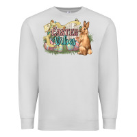 Dove Grey Easter vibes Easter Day Premium Sweatshirt - HowdyJamesFarm