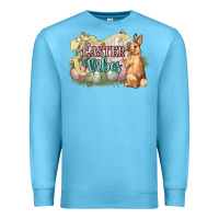 Ocean Blue Easter vibes Easter Day Premium Sweatshirt - HowdyJamesFarm