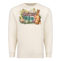 Sandshell Easter vibes Easter Day Premium Sweatshirt - HowdyJamesFarm