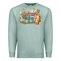 Seafoam Easter vibes Easter Day Premium Sweatshirt - HowdyJamesFarm