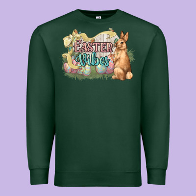 Easter Vibes Easter Day Premium Sweatshirt Designed By Howdyjamesfarm