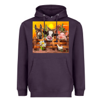Plum farm animal Heavyweight Hoodie - TumblerDesignByShophia