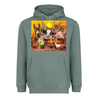 Sage farm animal Heavyweight Hoodie - TumblerDesignByShophia