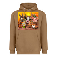 Toasted Coconut farm animal Heavyweight Hoodie - TumblerDesignByShophia