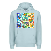 Blue Mist love has no gender Premium Hoodie - TumblerDesignByShophia