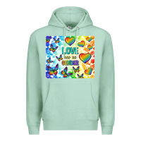 Seafoam love has no gender Premium Hoodie - TumblerDesignByShophia