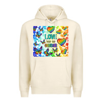 Tofu love has no gender Premium Hoodie - TumblerDesignByShophia