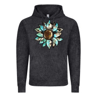 Vintage Black sunflower Vintage Hoodie - BarkalooDesign