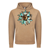 Vintage Coffee sunflower Vintage Hoodie - BarkalooDesign