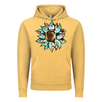Vintage Mustard sunflower Vintage Hoodie - BarkalooDesign