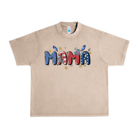 French Oak 4th july mama Urban Heavy Tee - MaliasSmallBusiness