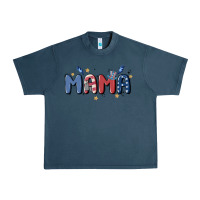 Midnight Navy 4th july mama Urban Heavy Tee - MaliasSmallBusiness