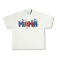 Pistachio 4th july mama Urban Heavy Tee - MaliasSmallBusiness