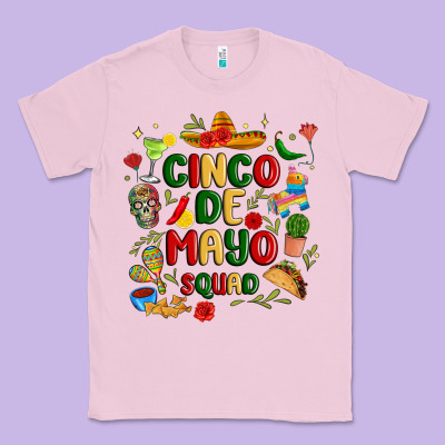 Cinco De Mayo Squad Classic Tee Designed By Jahusdesignshop