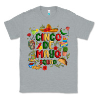 Heather Grey cinco de mayo squad Classic Tee - JahusDesignShop