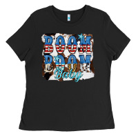 Black Boom Boom Baby Ladies Tee - JahusDesignShop
