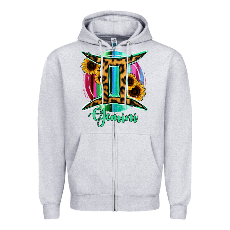 Gemini Sign Of Zodiac Zipper Hoodie by Bettercallsaul | Teevron