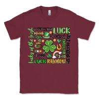 Burgundy st. patricks day Classic Tee - MaliasSmallBusiness