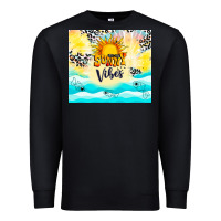 Black sunny vibes Premium Sweatshirt - TumblerDesignByShophia