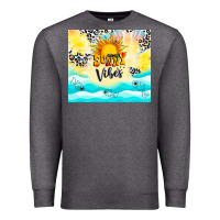 Charcoal Heather sunny vibes Premium Sweatshirt - TumblerDesignByShophia