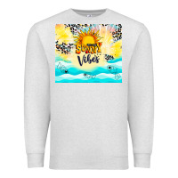 Oatmeal Heather sunny vibes Premium Sweatshirt - TumblerDesignByShophia