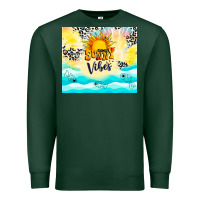 Sports Green sunny vibes Premium Sweatshirt - TumblerDesignByShophia
