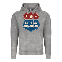 Cloud Rock Let's Go Brandon Shield Patch Vintage Hoodie - Jasminsmagicworld