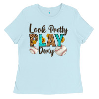 Look Pretty  Play Dirty Ladies Tee | Teevron