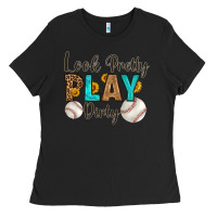 Black look pretty  play dirty Ladies Tee - HRA Design Shop