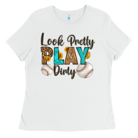 White look pretty  play dirty Ladies Tee - HRA Design Shop