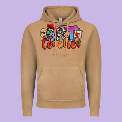 Art Teacher Vintage Hoodie Designed By Ranaportraitstore