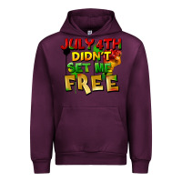 Mauve Wine July 4th didn't set me free Urban Hoodie - FaDigitalArtStudio