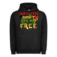 Pigment Black July 4th didn't set me free Urban Hoodie - FaDigitalArtStudio
