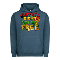 Pigment Midnight Navy July 4th didn't set me free Urban Hoodie - FaDigitalArtStudio